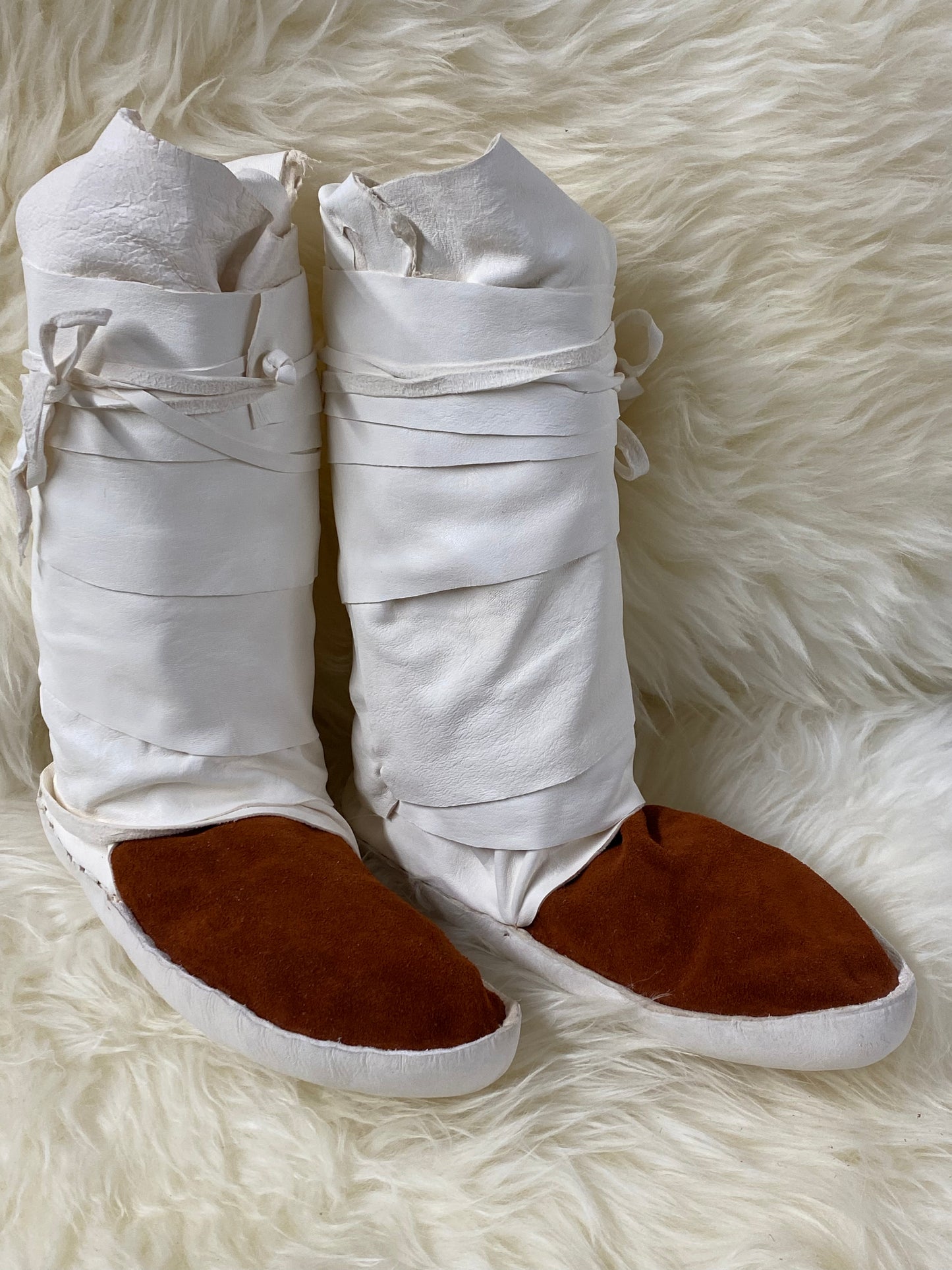 Wrapped Youth Moccasins