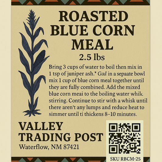 Blue Corn Meal (with optional Gad)